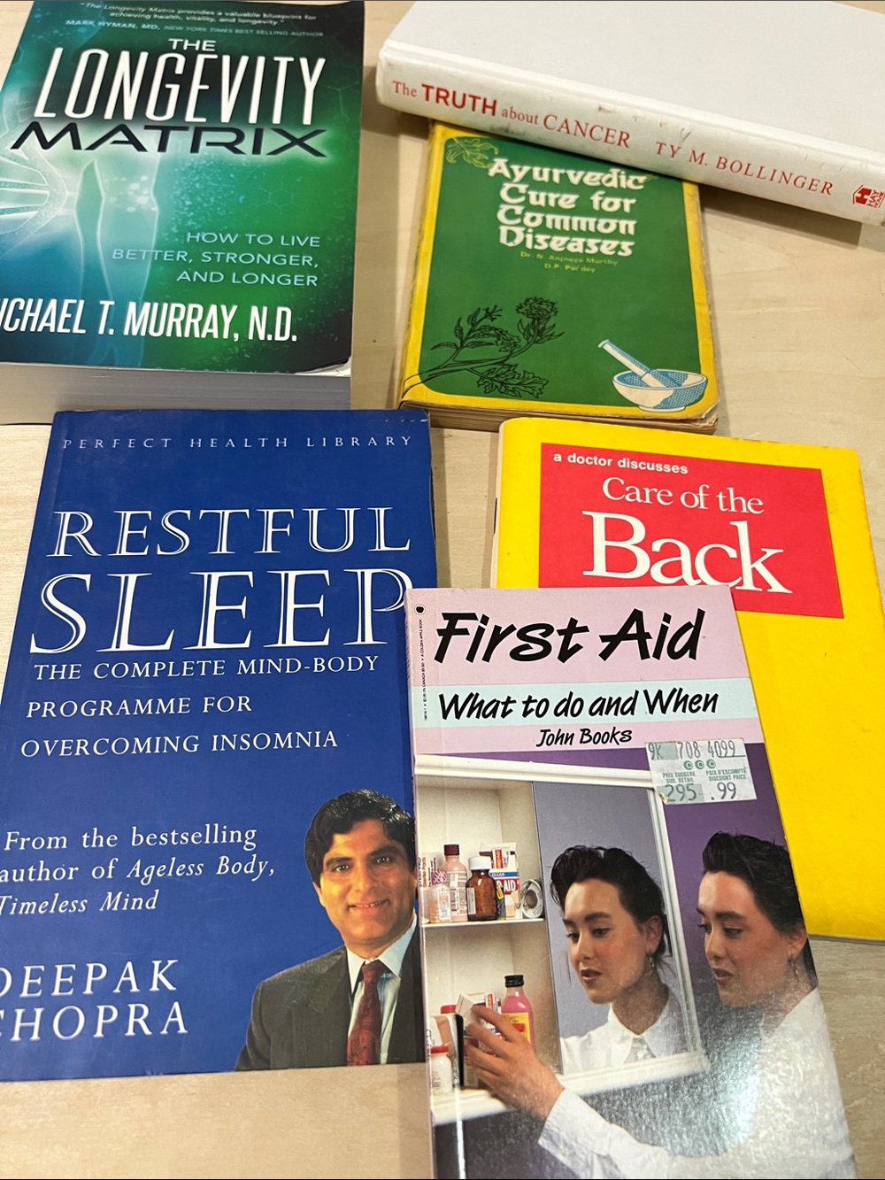 Mixed Wellness and Health book bundle ( 6 books)